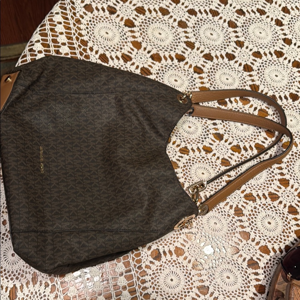 Brown MK Patterned Women's Michael Kors Bag